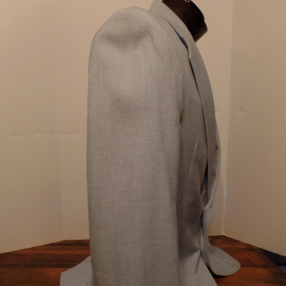 VTG Wm F Farrah Men's Blazer sz 42 Light Blue AU15 - Picture 2 of 6